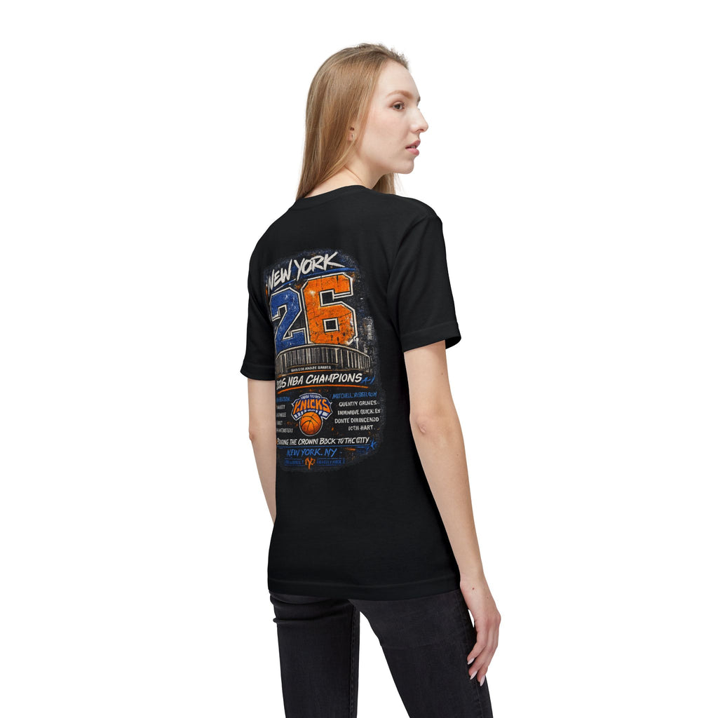 Knicks 2026 Champions T-Shirt — New York 26 Commemorative Tee