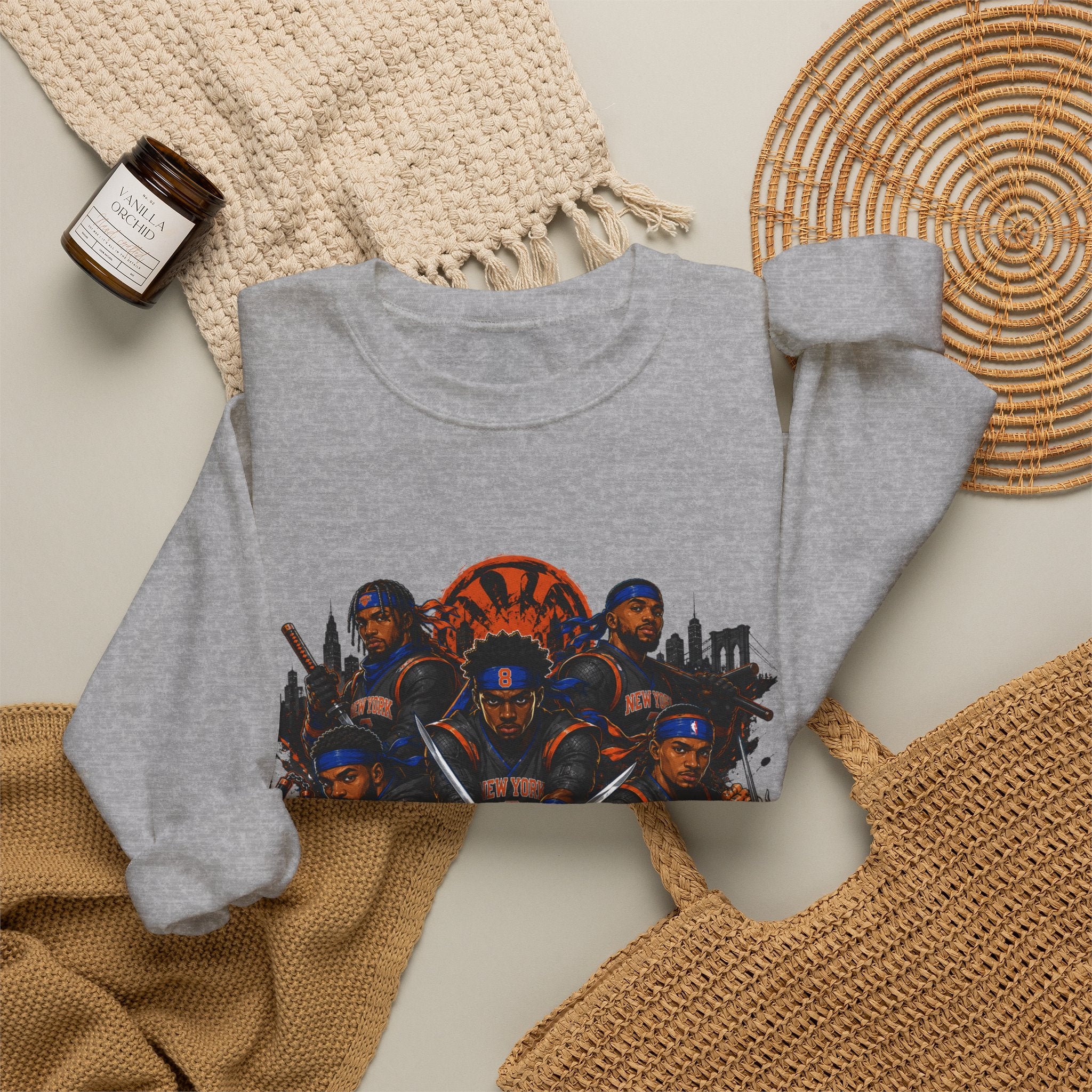 Kings of the City Crewneck Sweatshirt — Urban Basketball Streetwear