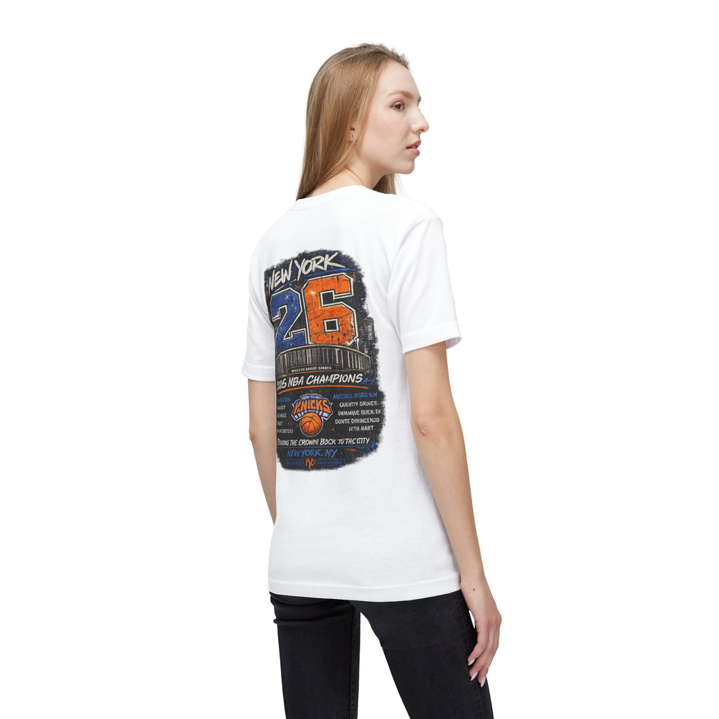 Knicks 2026 Champions T-Shirt — New York 26 Commemorative Tee